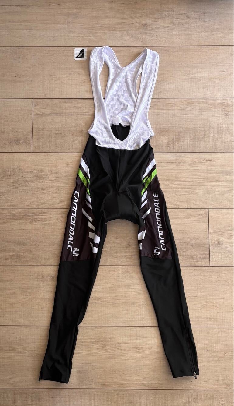 Cannondale Cycling Bib Tights Men’s Medium Black Padded Full Zip Leg Road Bike